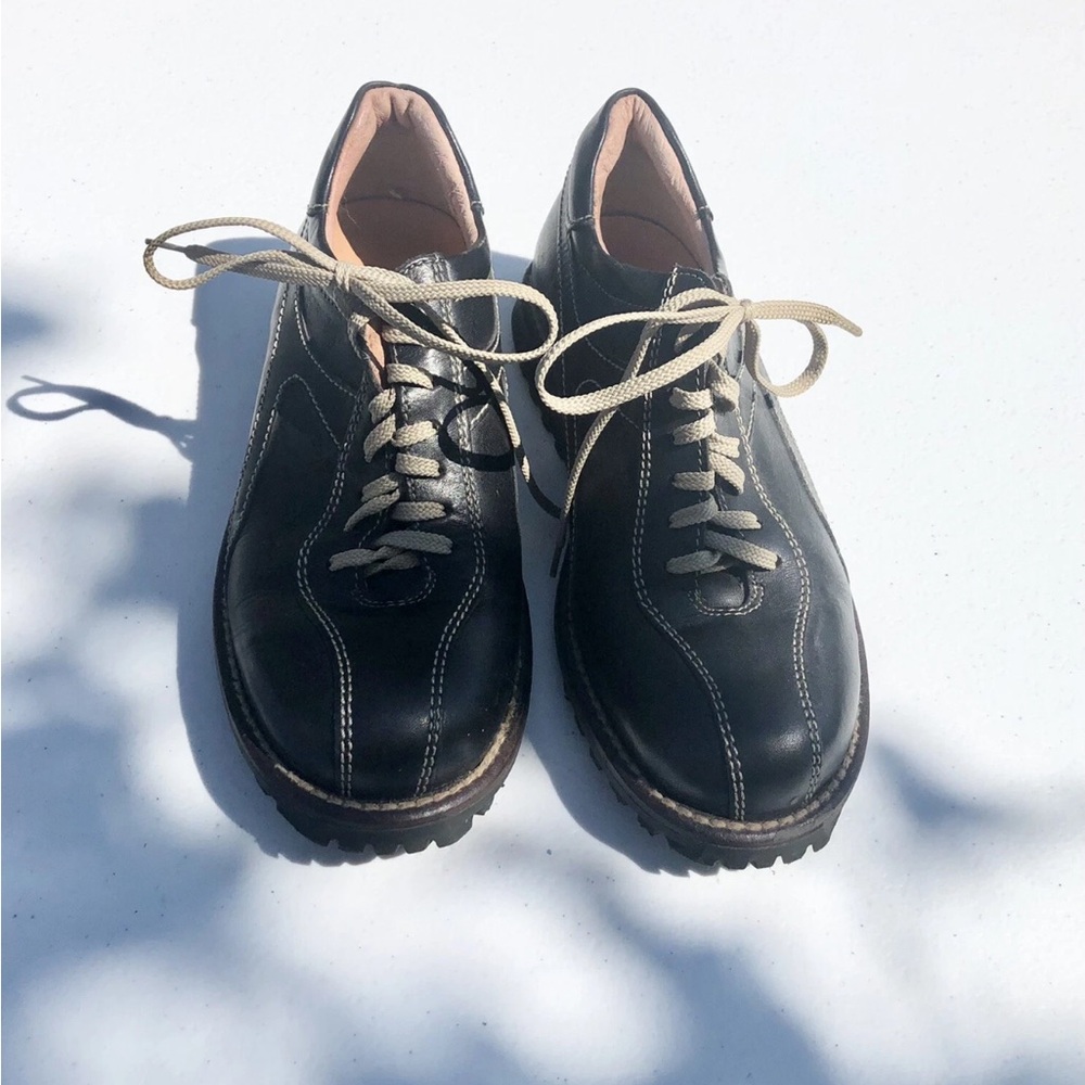 Reaction Kenneth Cole Black Shoes Size 6M 6 M y2k